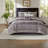 Luxurious Jacquard Bedding Sets, Polyester Purple Elegance For Home