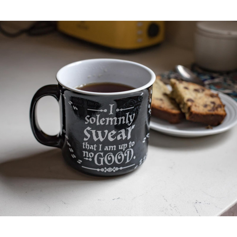 Tasse de camping en céramique Harry Potter Marauders Map | Peut contenir 20 onces