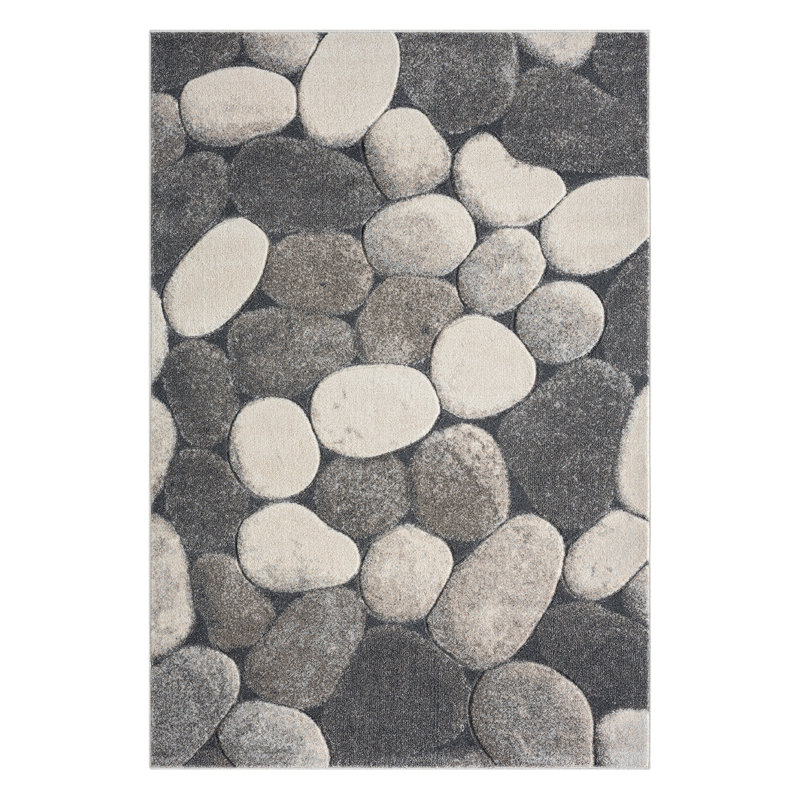 Jhoel Abstract Indoor Rug, Rectangle 5'2'' x 7'5''