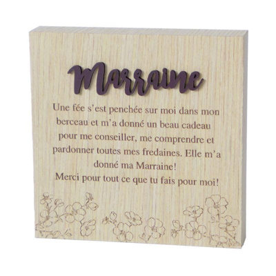 Plaque Marraine
