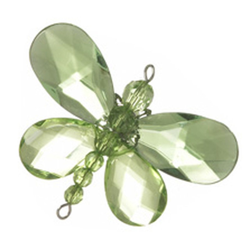 Acrylique papillon, Vert