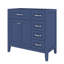 Meuble-lavabo de 36 po sans lavabo - Base d'armoire seulement équipée de tiroirs fonctionnels-1815833287