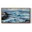 Dark Waves II - Toile tendue avec châssis encadré - Prêt à être accroché-137289281-137289292
