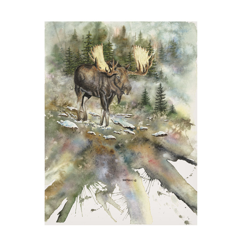 Dave Bartholet Old Warrior Canvas Art, 14" H x 19" W