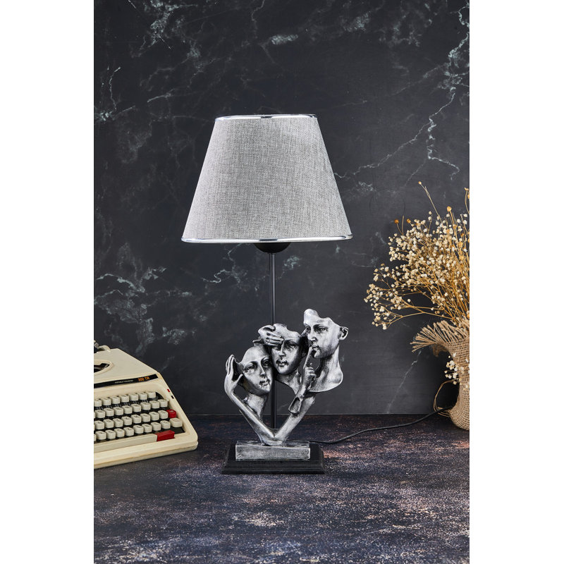 Lampe de table, Gris clair