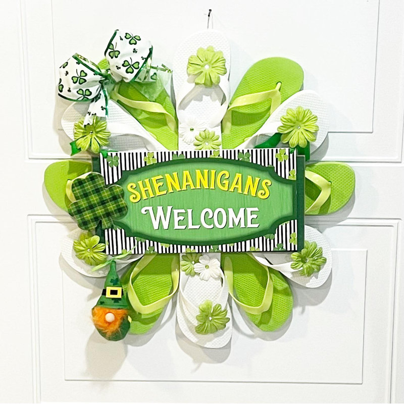 Couronne de 20 po pour la Saint-Patrick