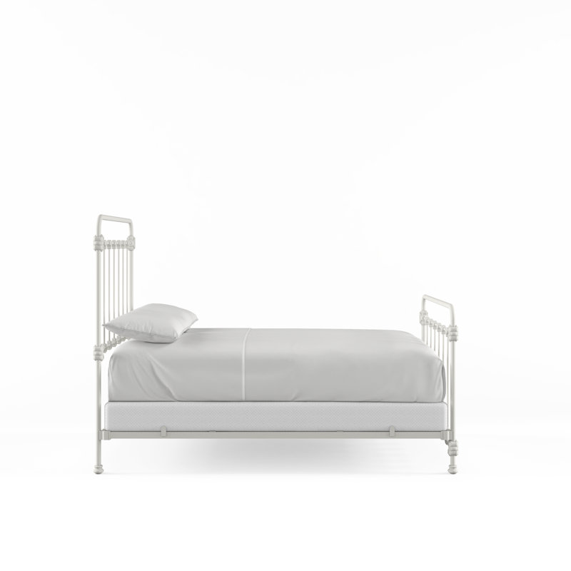 160 Picket Fence Bed | Complete Standard, Matte White, Full