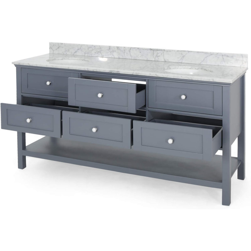 Ensemble de meuble-lavabo double 73 po Nazeer