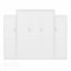Grand lit escamotable avec 2 garde-robe et tablette de rangement, cadre de lit plateforme pliable multifonctionnel pour chambre d'amis, chambre à coucher, blanc (ancien SKU: N733S235627K)