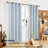 Lythrodontas Faux Linen Total Blackout Curtain Panels-75185237-75185246