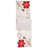 Poinsettia Seasonal Picks Christmas Table Runner