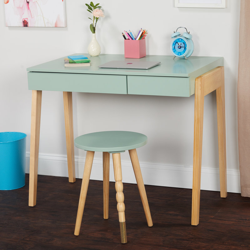 Abduh Desk and Stool Set, Mint