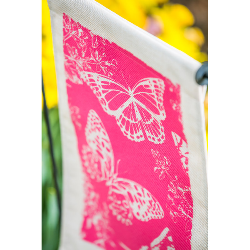 Double Sided 18 in. H x 12.5 in. W Polyester Animal Garden flag