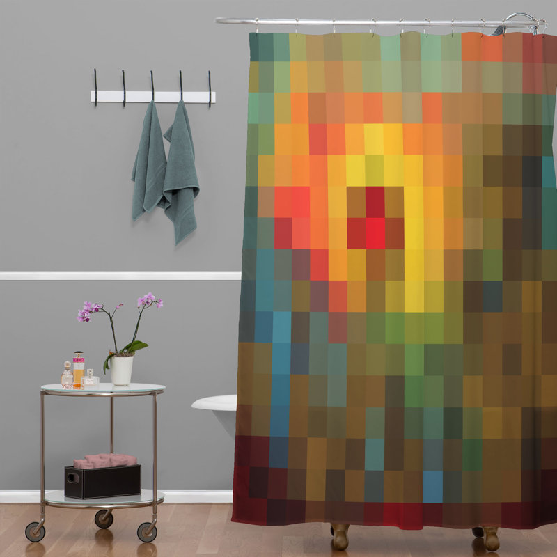 . rideau de douche simple glorious colors Madart Inc