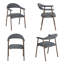 Ensembles de salle à manger Alward : table de salle à manger rectangulaire extensible et chaises de salle à manger rembourrées avec accoudoirs-1145808836-1145808834-1145808843