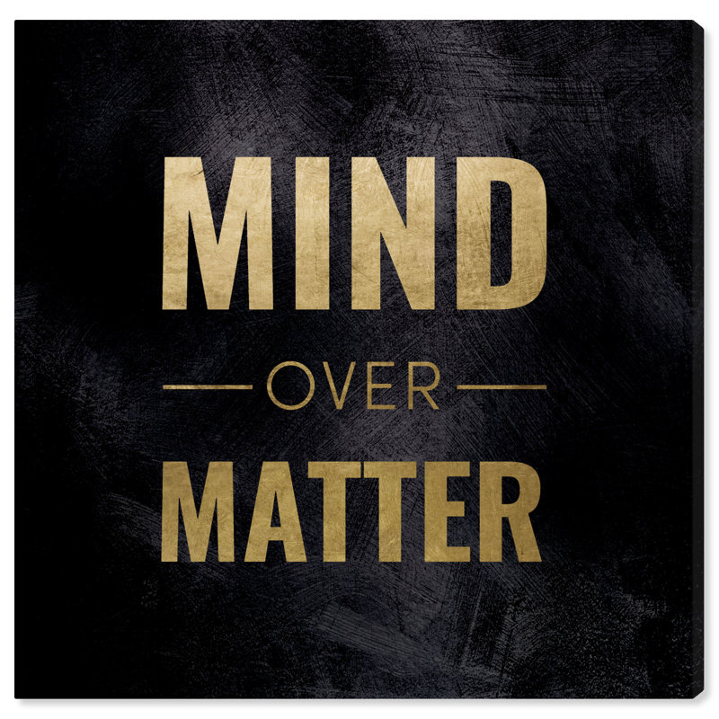 Notori Art Mind Over Matter Manly Inspirational Cowboy Wall Art by Notoriart