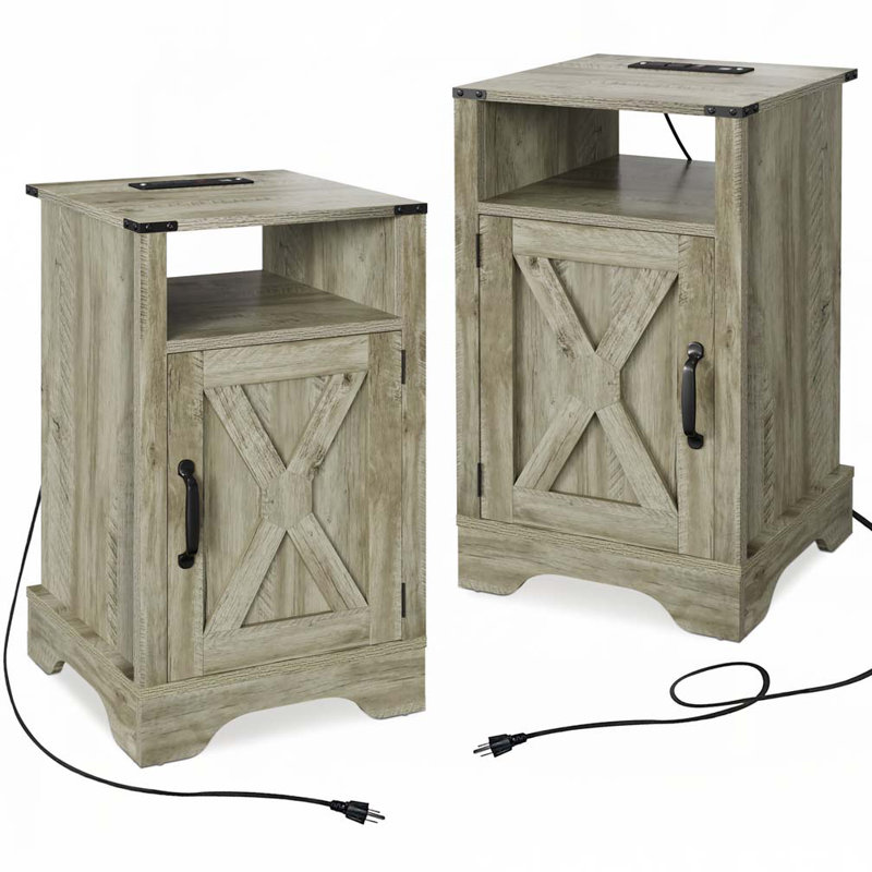 Table de chevet Farmhouse 2pc