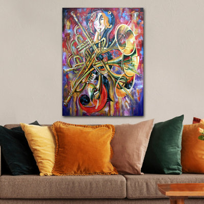 Peinture sur toile tendue