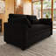 Canapé d'appoint confortable à 2 places Manuel Corduroy avec coussin amovible-187574867