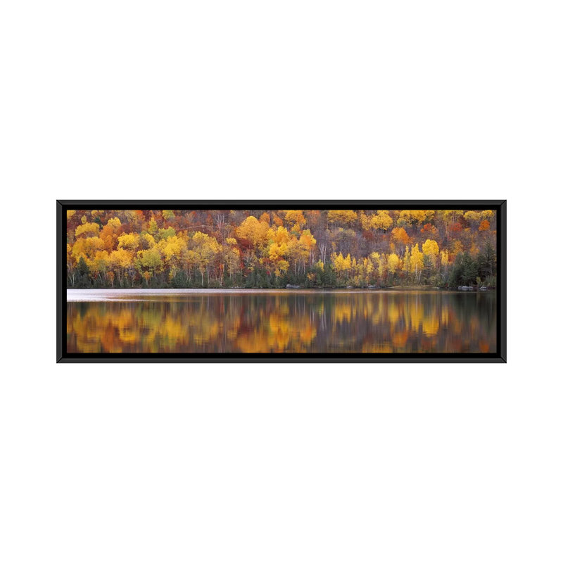 Laurentide, Québec, Canada - reproduction de photo panoramique sur toile tendue, H 12 po x l 36 po x P 1,5 po