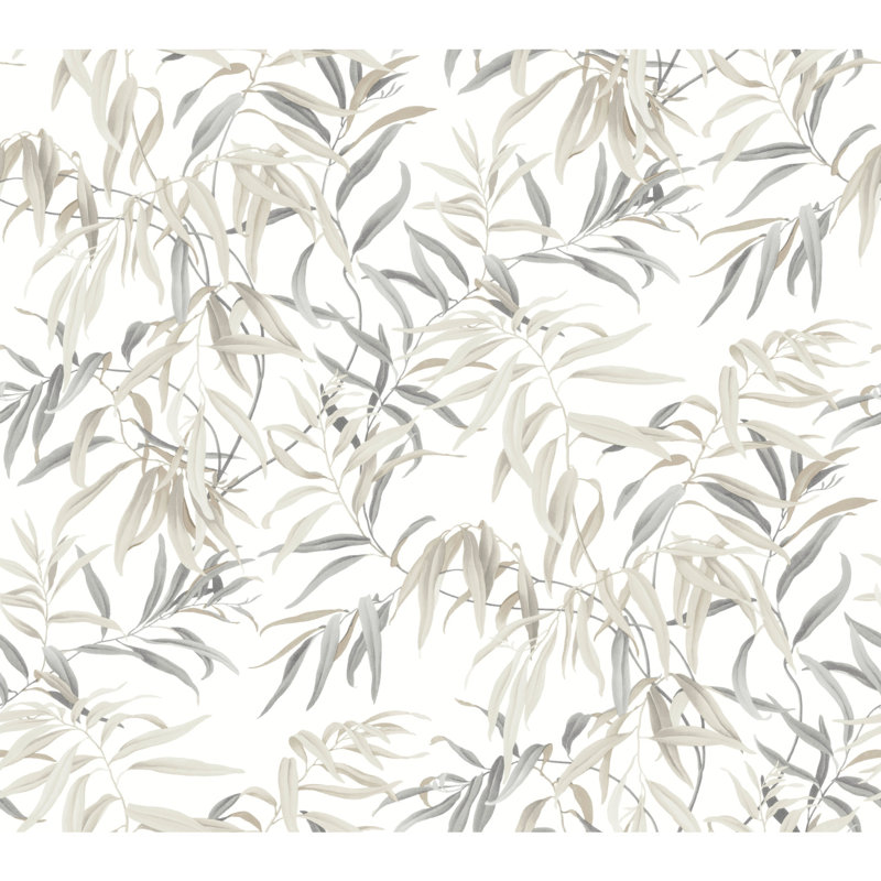 Papier peint floral Aike, Neutre