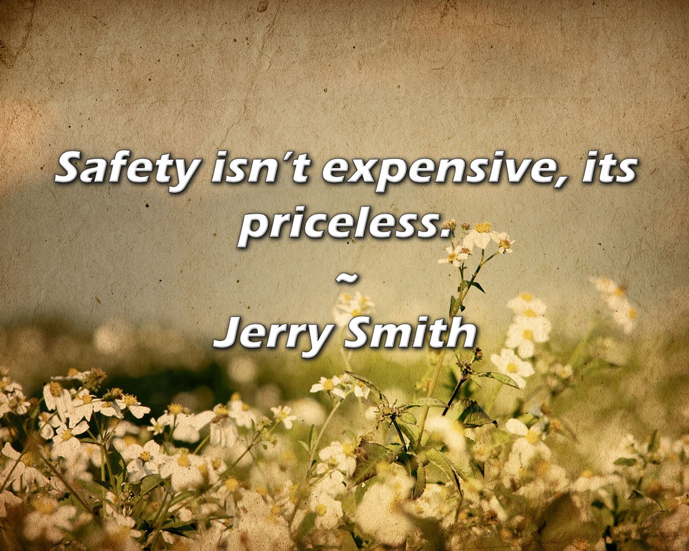 Trinx Jerry Smith Quote: Safety isn’t expensive, its priceless. | Wayfair