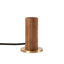 Knuckle Table Lamp In Walnut + Oval-121494669