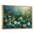 Toile avec cadre flottant or