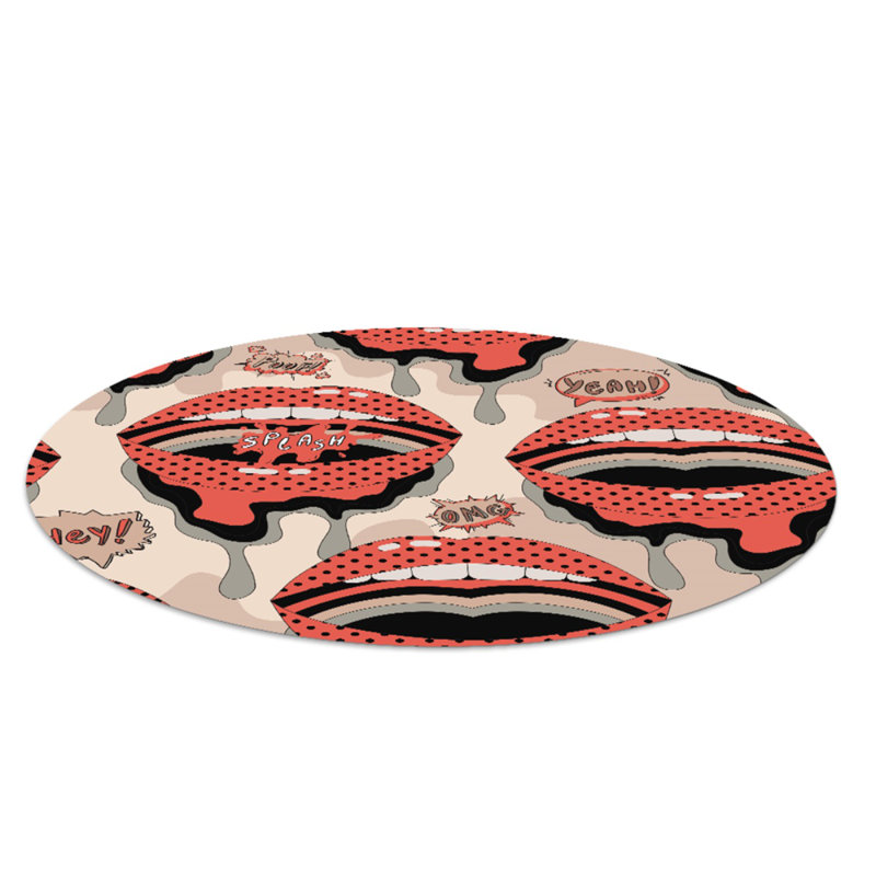 Edyta Hard Floor Straight Round Chair Mat