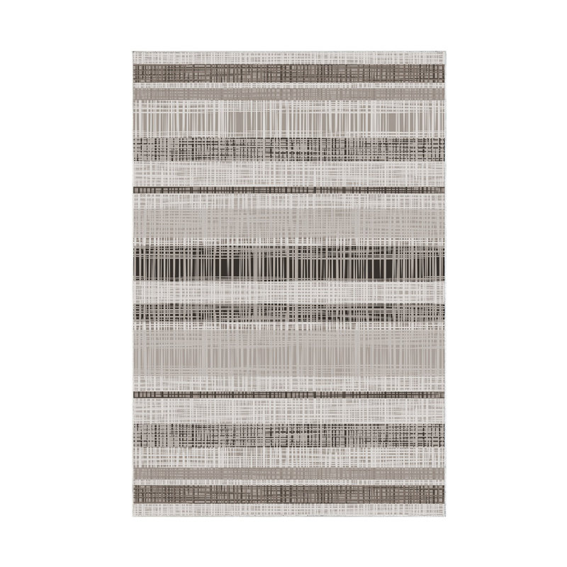 Tapis écossais en polyamide tissé à la machine, Rectangle 2 pi 7 po x 4 pi 11 po