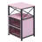 Kempst Nightstand Set 2, Small Bedside Table with Drawers, Narrow Side End Table with Open Shelf, 2 Drawer Dresser for Bedroom/Living Room/Dorms-416000337-477887918