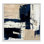 Art giclée encadré gris expressif bleu par Susan Jill