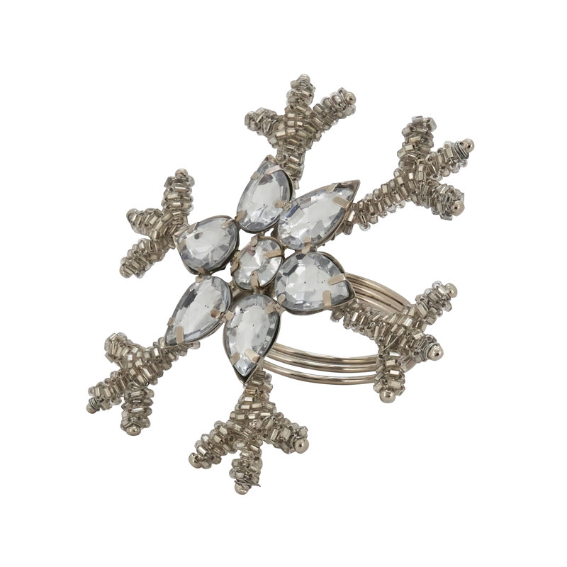 Napkin Ring Collection Iron Napkin Ring, Silver