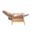 Fauteuil inclinable pour la maison - Fauteuil inclinable réglable avec revêtement en bois massif-1900616478