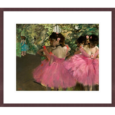 «Dancers in Pink» par Edgar Degas, impression giclée encadrée