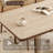 Cave stone rock slab rectangular dining table set-111619968
