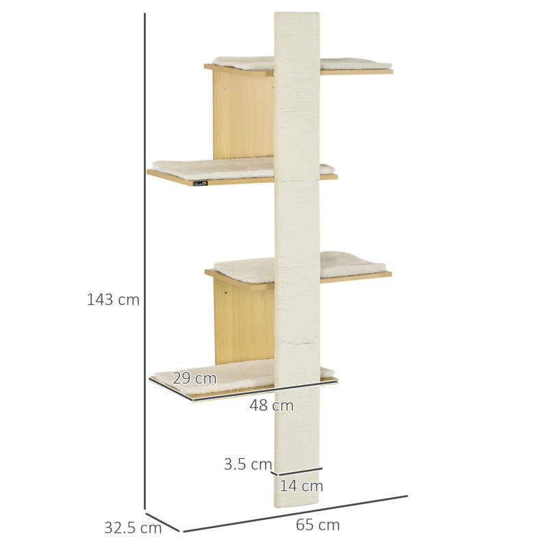 363.22cm H Cat Tree