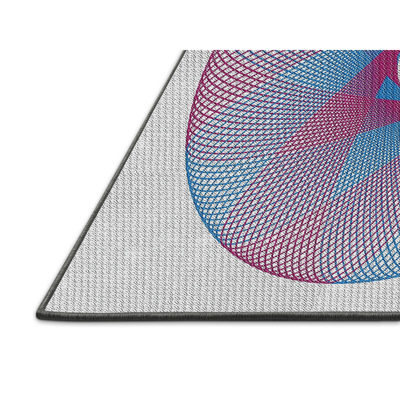 Tapis bleu, Rectangle 5 pi x 7 pi