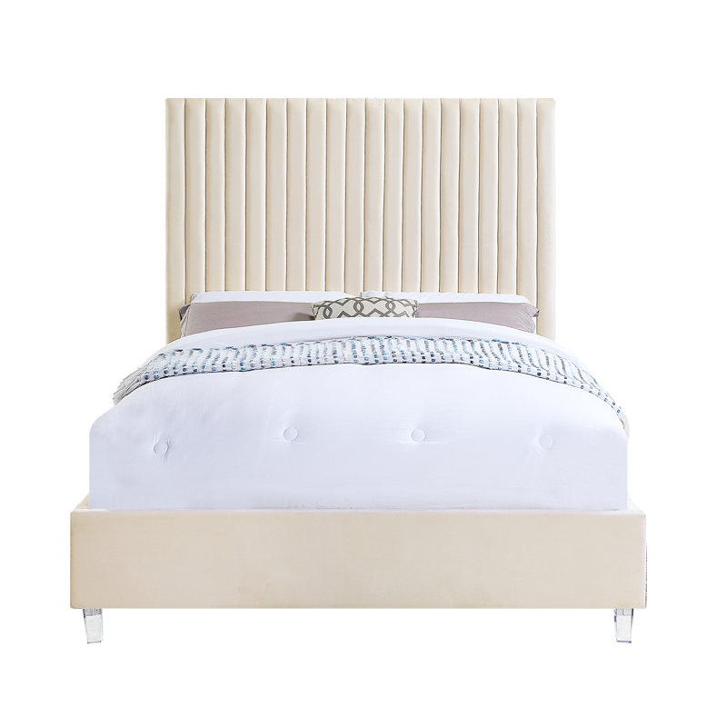 Upholstered Platform Bed, Queen