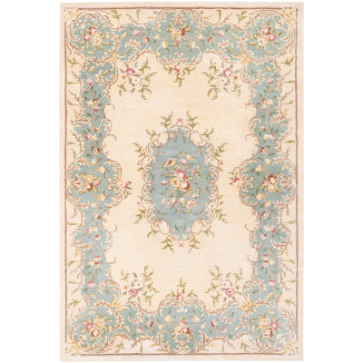 Molter Hand Tufted Wool Floral Rug