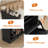 2-Drawer Textured Shoe Cabinet, Wood Rack with Adjustable Shelf for Entryway, Hallway or Living Room-707509887