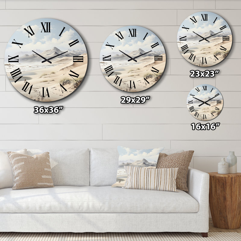 Horloge murale en métal, Petit
