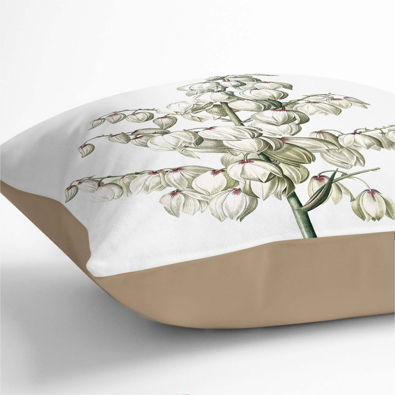 Square Throw Cushion, Stone, 40 x 40 cm