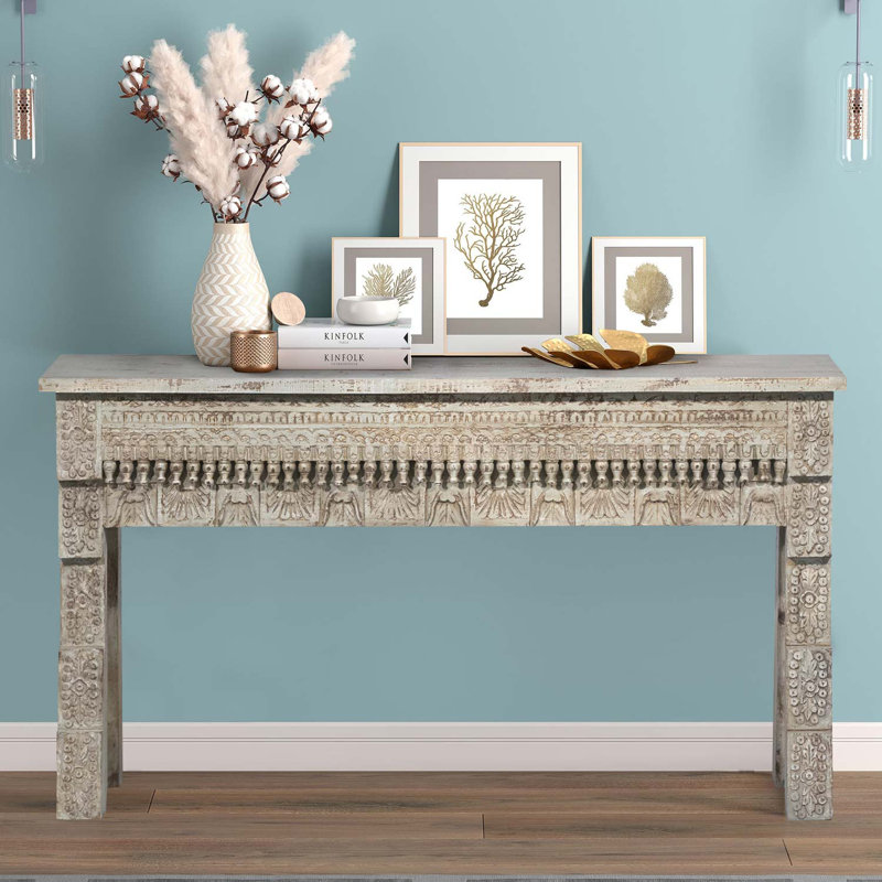59'' Solid Wood Console Table
