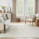 Anerinda Solid Hand Loomed Wool/Cotton Area Rug in Ivory