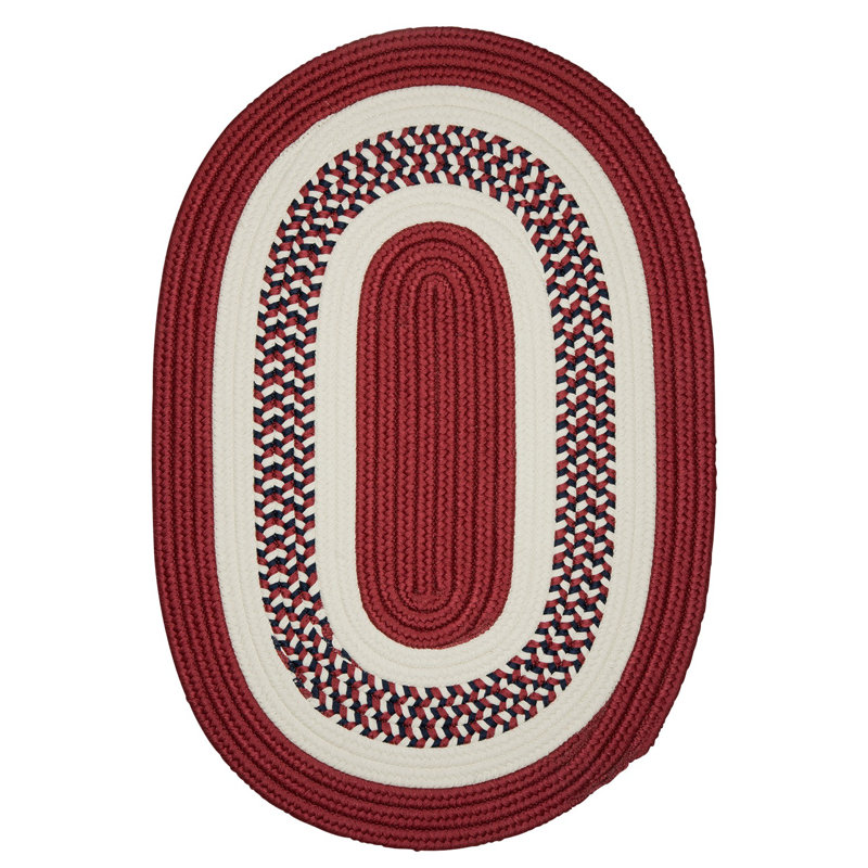Fleurs Bay Patriot rouge FB70, Ovale 12 pi x 15 pi