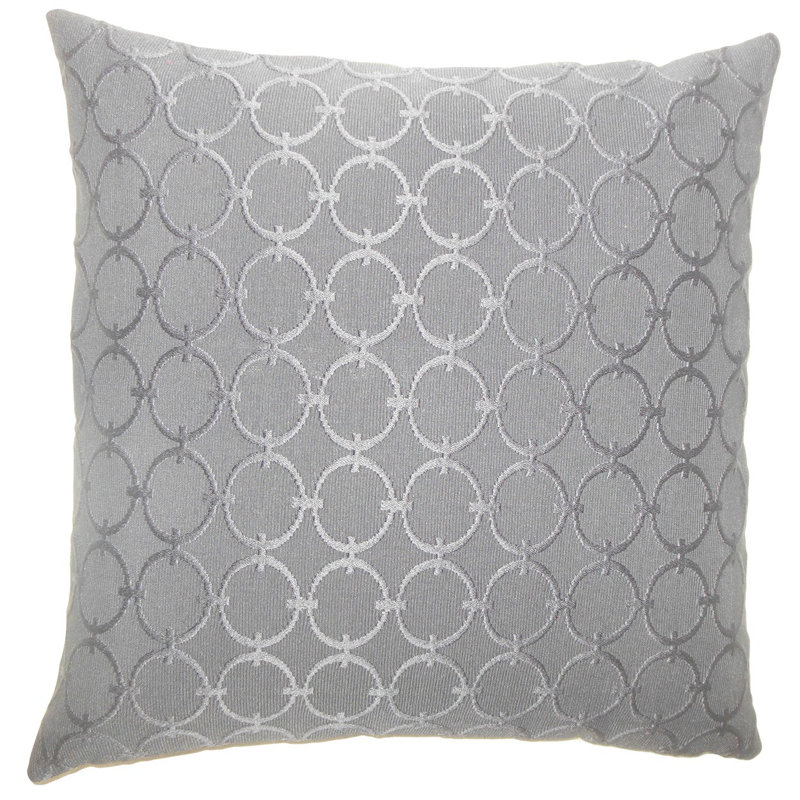 Coussin vadim géométrique, H 20 po x l 20 po x P 5 po, Graphite