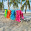 Ensemble de serviettes de plage 100% coton Rudy Hibiscus 4 pièces