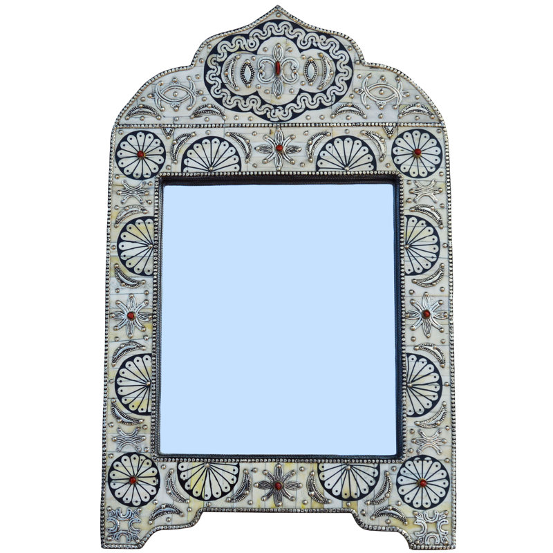 Flat Bone Wall Mirror