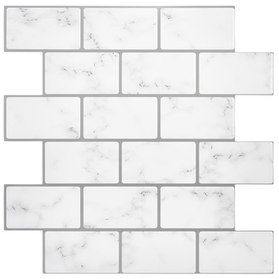 2" x 3" Gel Peel & Stick Subway Tile